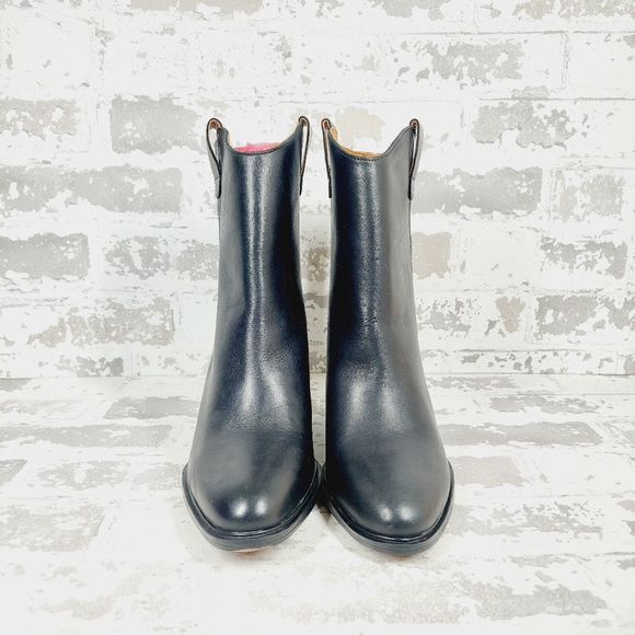 NEW Franco Sarto Women’s Germaine Black Western Ankle Bootie C127 - Picture 7 of 11